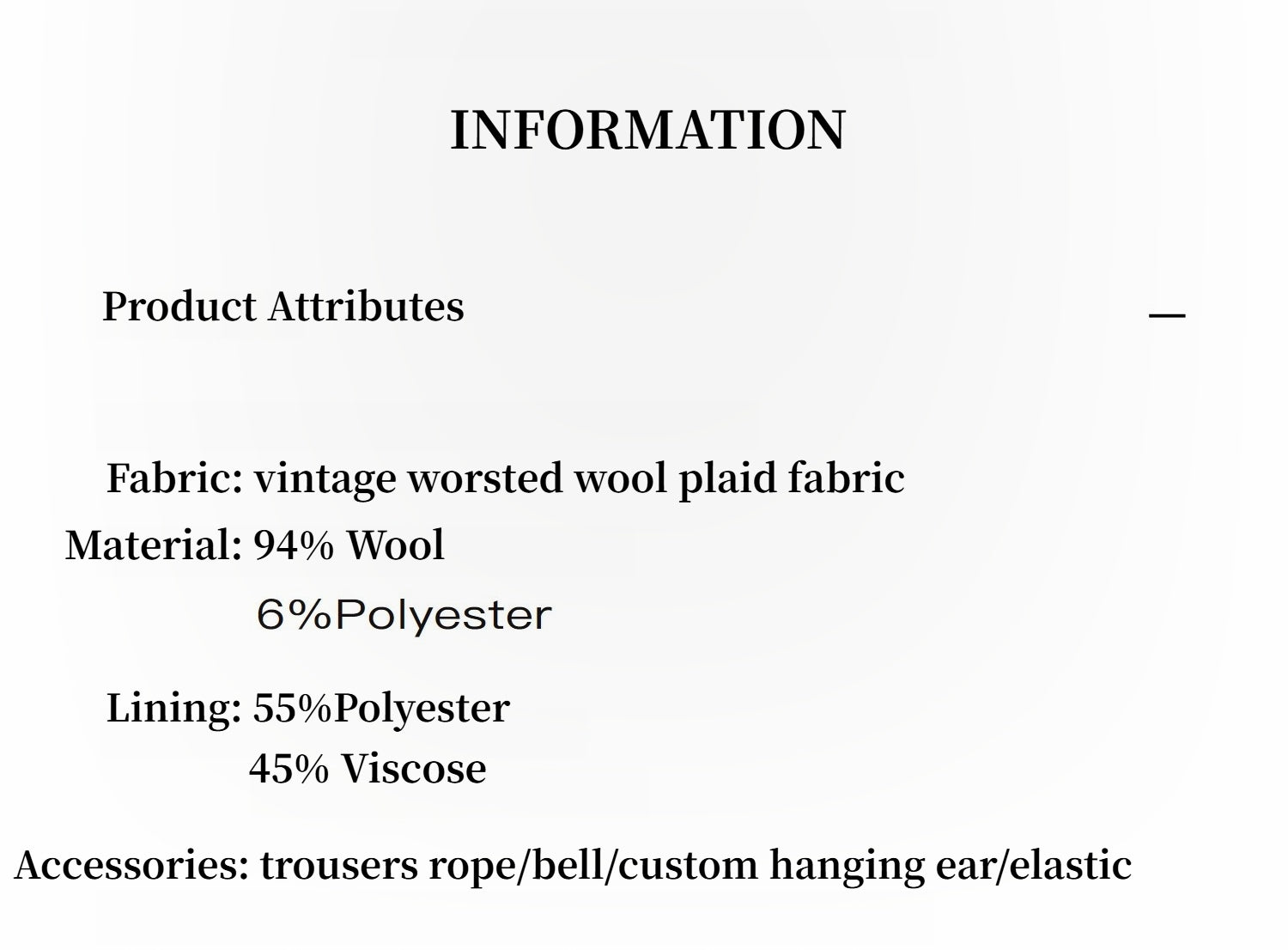 "Vintage Opportunity" High-Proportion Merino Wool Single Pleated Plaid Tweed Low-Rise Wide-Leg Casual Pants-3