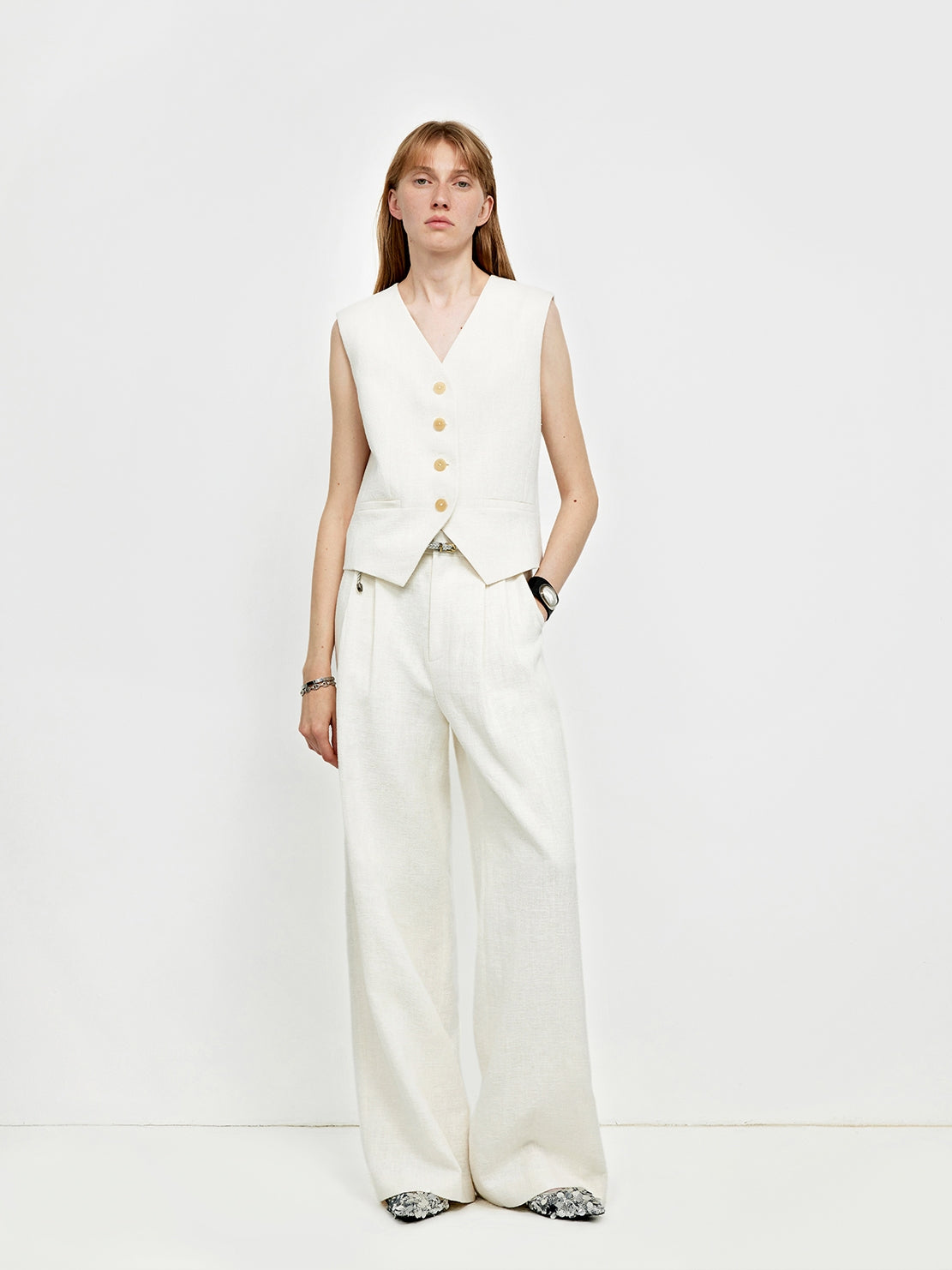 Memoir Breezy Ramie Suit Set