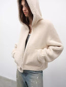 Bad boy hooded merino sheepskin jacket-2
