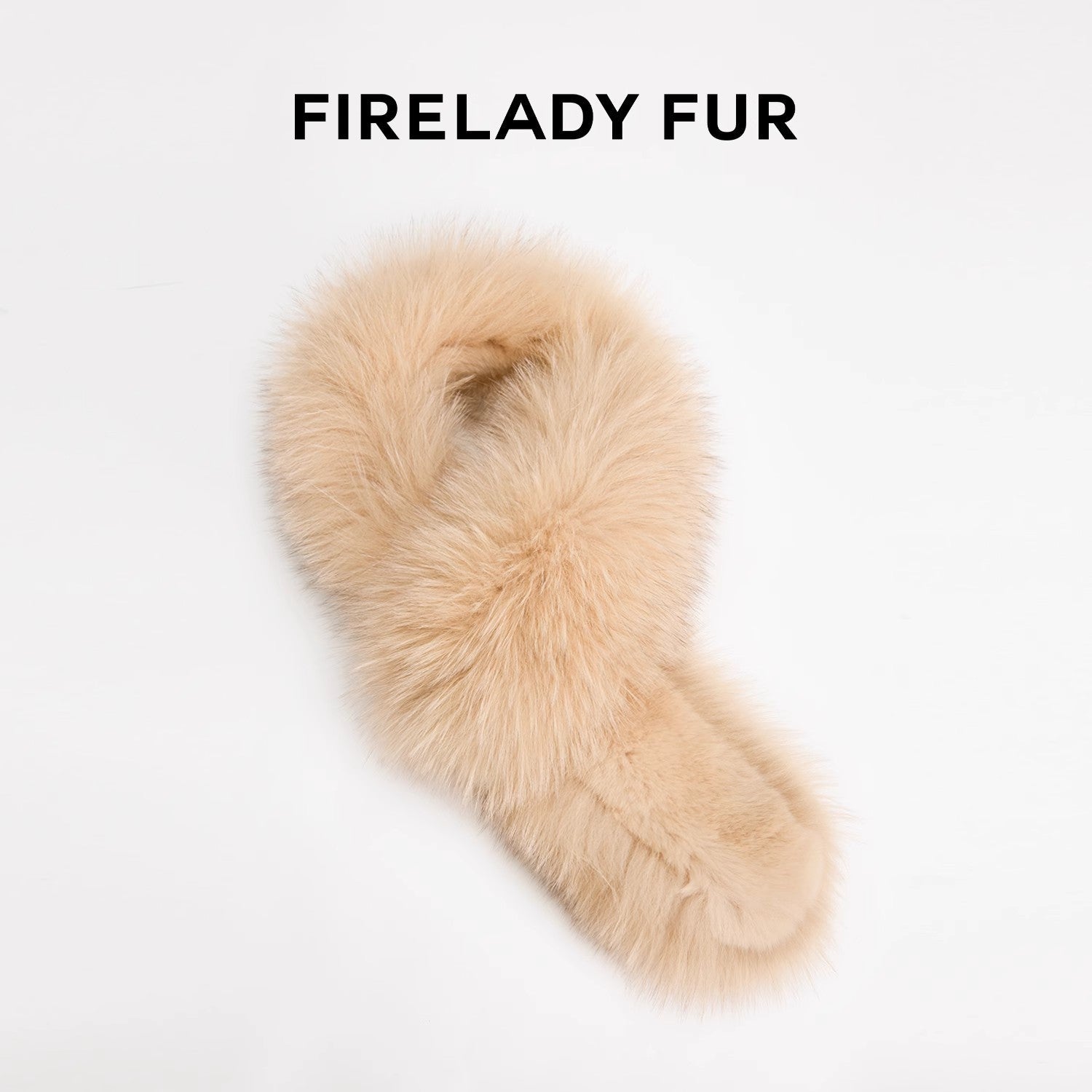 Arctic Glow Double-Sided Fox Fur Scarf