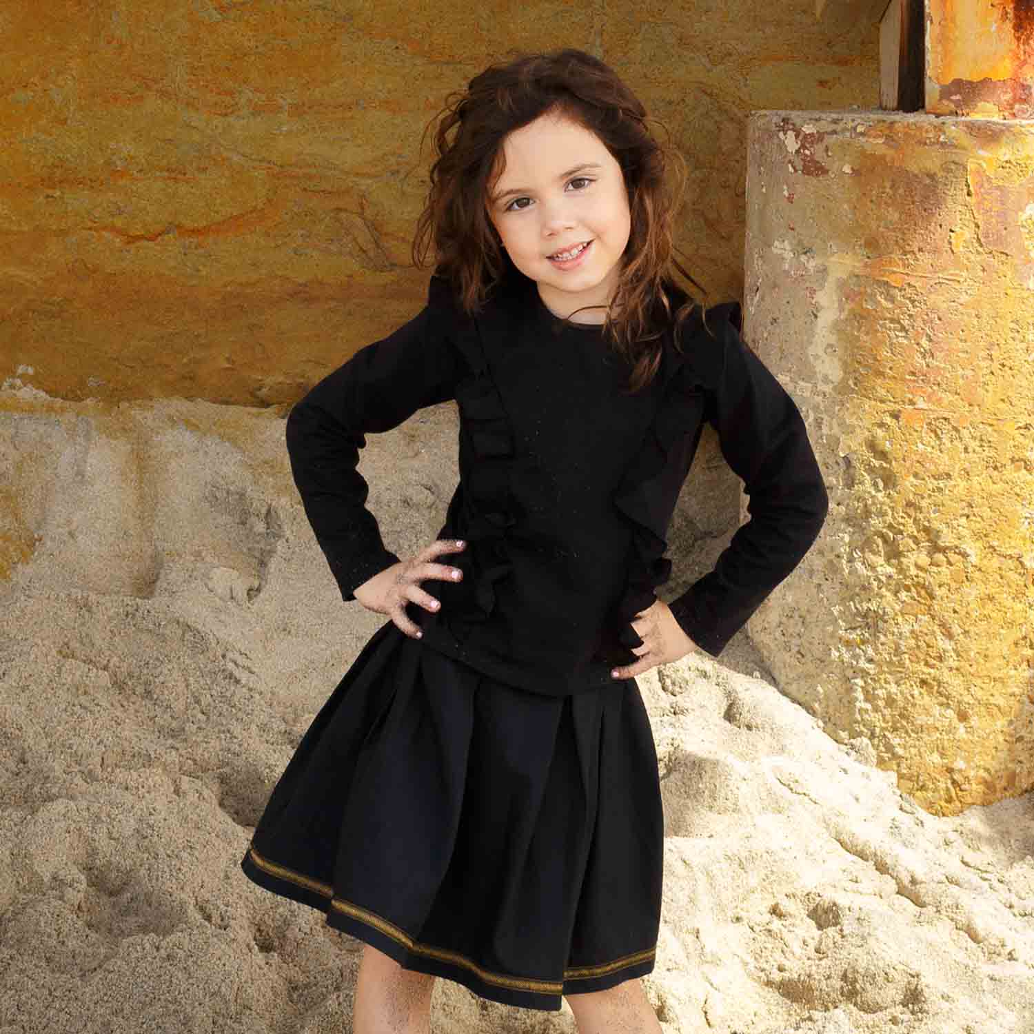 The Signature Black Mini Skirt