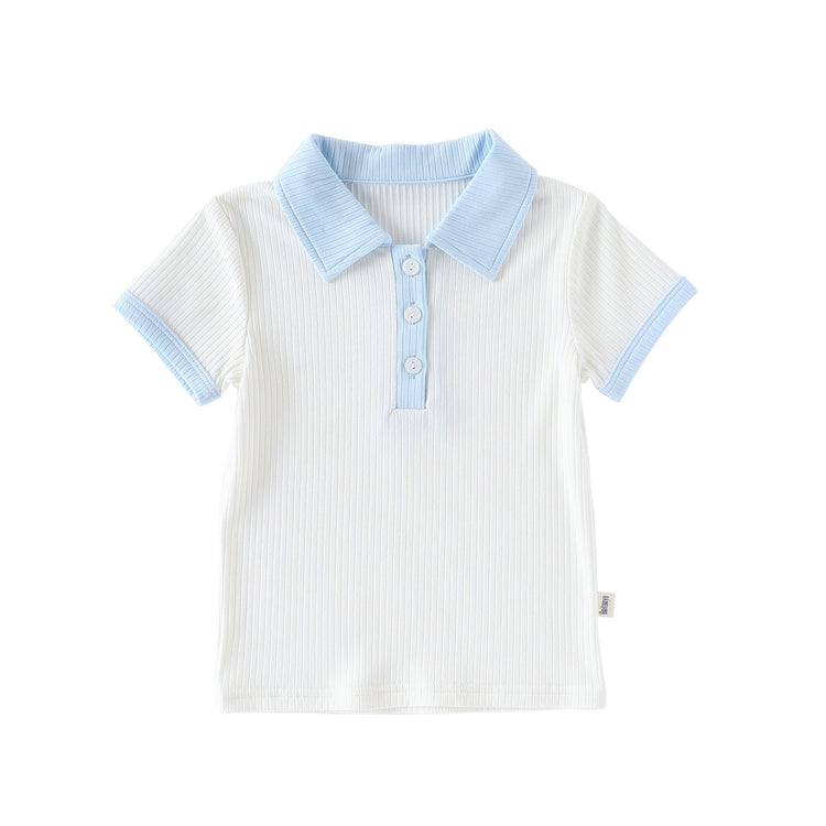 Unisex Baby Polo Shirt – Short Sleeves, Summer Arrival