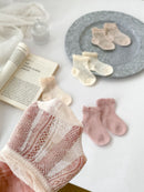 Summer Super Thin Breathable Socks For Girls: Baby Girls Solid Color Socks-4