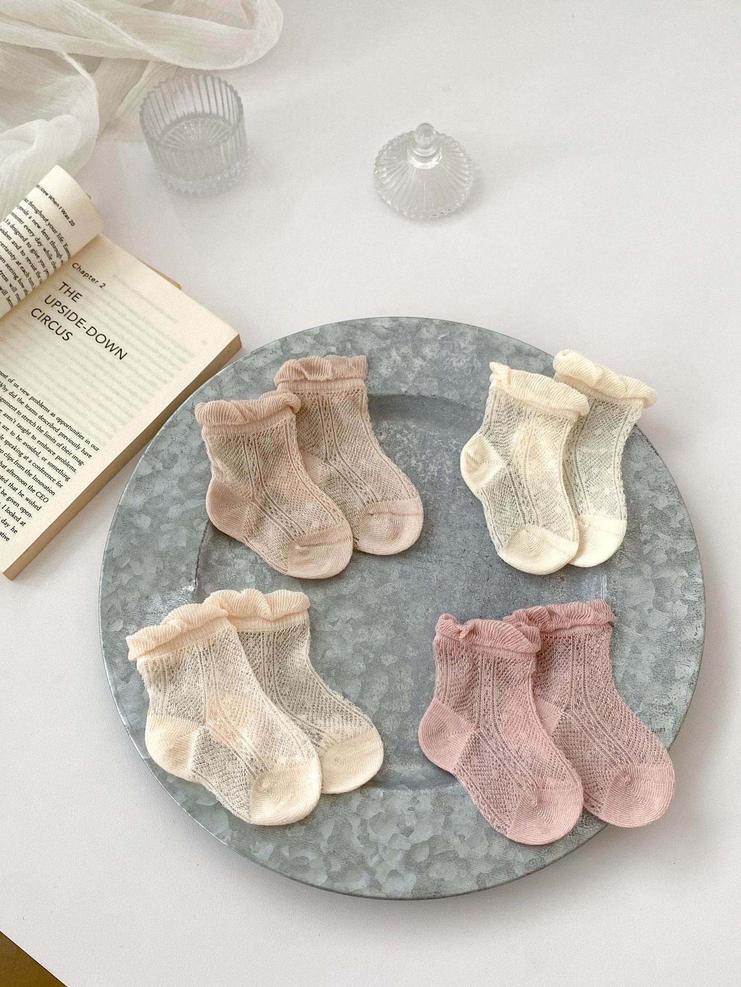Summer Baby Girls’ Socks – Thin & Breathable
