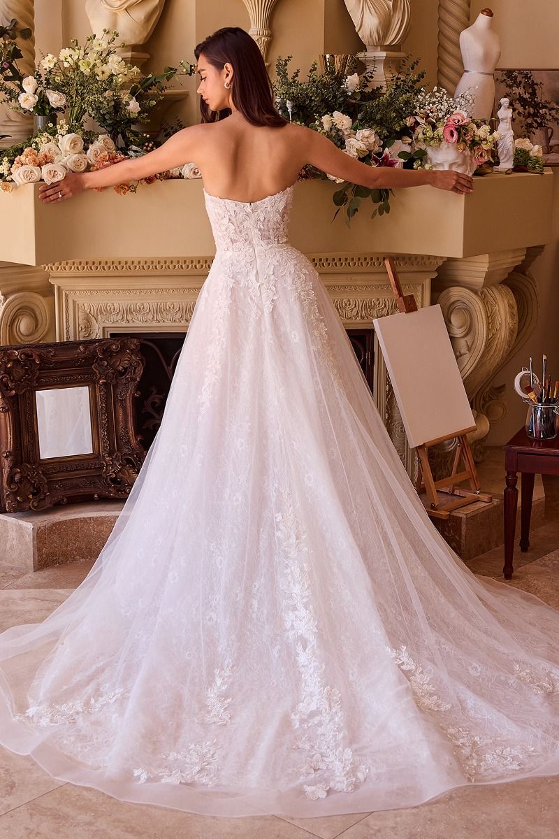 Cousme Sweetheart Strapless Bridal Ball Gown with Luxe Detail
